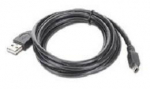 Gembird USB2 AM-MINI kaabel 1,8 m, must/CCP-USB2-AM5P-6