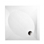 Paa SET LARGO KV90 shower tray, panel white