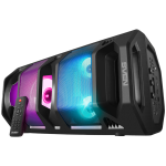 SVEN 2.0 kaasaskantav klar PS-670, must, vljundvimsus 2x32,5W (RMS), TWS, Bluetooth, FM, USB, microSD, LED-ekraan, RC, liitiumaku