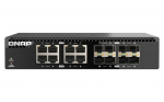 QNAP QSW-3216R-8S8T vrgulliti, haldamata L2 10G Ethernet (100/1000/10000), must