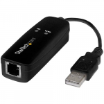StarTech.com USB 2.0 faximoodul - 56K vlisriides dialup V.92 modem/dongle/adapter - arvuti/laptopi faximoodul - USB telefoni hendikonn - USB andme modem - vrgufaks/CMR/POS