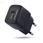 StarTech.com 30W USB-C seinakitija, kaasaskantav GaN-laadija USB Power Delivery kiirelaadimisega, GaN 5V/9V/15/20V PD, USB-C laadija, must