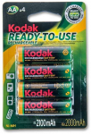 Kodak Rechargeable battery AA / R6 2100mAh 4 pack