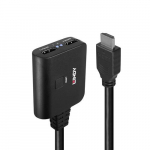 Lindy 2 porta HDMI 4K60 jagaja kabel