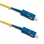 Qoltec Patchcord fiber optic SC/UPC - SC/UPC | Singlemode | 9/125 | G652D| Simplex | 0.5m