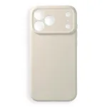 IPhone 17 Pro Max / 18 Pro Max leminekupluk / Forcell F-Protect Rubber Premium, MagSafe-compatible, antiekvalge