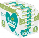 Pampers niisked salvrtikud Sensitive 0% plastik 24x52 tk.