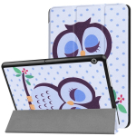 Riff Tekstuur Tri-fold statiiviga tahvelarvuti kaitsembris Huawei MediaPad M5 LITE / C5 10 OWL jaoks