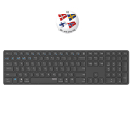 RAPOO Keyboard E9800M Wireless Multi-Mode Dark Grey