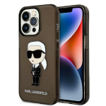 Karl Lagerfeld KLHCP14LHNIKTCK iPhone 14 Pro 6,1" tarny/must hardcase Ikonik