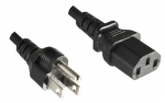 MicroConnect Power Cord 1.8m JPN 3pin -C13 Type B to C13, Black