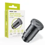 MOBILE ORIGIN Metallist autolaadija 30W, CA13 - 2x USB-C