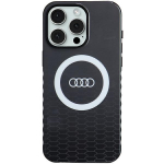 Audi IML Big Logo MagSafe mbris iPhone 15 Pro Max 6.7" tarny/must hardcase AU-IMLMIP15PM-Q5/D2-BK