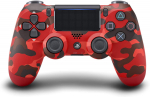 DualShock 4 Wireless Game Controller for PlayStation PS4, Red Camouflage