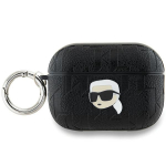 Karl Lagerfeld KLAP2PGKIPK AirPods Pro 2 (2022/2023) kate czarny/must Monogram Karl Head