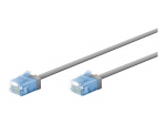Goobay goobay CAT 6a U/UTP, Unshielded 25cm Patchkabel Grey