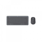 Hama WKM-500 keyboard Mouse included Home/Office RF Wireless + Bluetooth QWERTZ German Black
