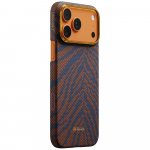 PITAKA Edge Case Breath of Veins kaitsekak iPhone 17 Pro pletsikas oranis