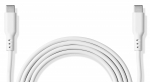 Fuj:tech USB-C silikonikaabel, valge, 1,5 m (6438148066918)