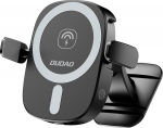 Dudao Uchwyt Dudao FW11 autotelefoniga, mis on 15W induktsioonilahendiga laadimisega, on must, mis on meldud kinnituslauale / kokpiti
