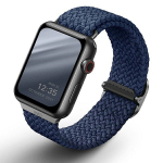 uniq pasek Aspen Apple Watch 44/42/45 mm Series 1/2/3/4/5/6/7/8/9/SE/SE2 Punutud niebieski/oxford sinine
