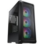 Cougar I Archon 2 Mesh RGB Black I 385CC50.0001 I Case I Mini tower / 3 ARGB fans / TG transparent side window / Black