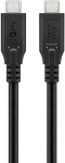 Goobay 74201 USB-kaabel USB 3.2 Gen 1 (3.1 Gen 1) 1,5 m USB-C must