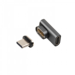 MicroConnect Magnetic USB-C Adapter 90 USB-C to USB-C Male-Female