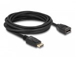 Delock DisplayPort 1.2 pikslituumuline kaabel 4K 60 Hz 5 m