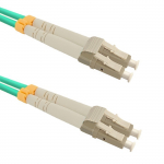 Qoltec Patchcord kiudoptiline LC / UPC-LC / UPC | MM | 50/125 | OM3 | 1m