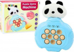 LEAN Toys Pop-It Panda Game Plush Blue Arcade Console Pad Vibrations
