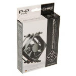Noiseblocker BlackSilentPro P-P arvutikasukas Ventilator 8 cm MustNote: The translation provided is a direct translation of the text, preserving the original meaning and structure. However, it's important to consider the context and potential adjustm ...