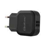 Qoltec Laadija 17W | 5V | 3.4A | 2xUSB