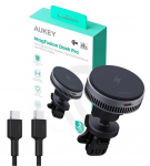 AUKEY HD-MC13A Qi2 15W 3A jahutusega traadita laadija