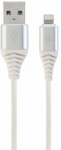 Gembird Premium Cotton Braided USB 8-pingutaja 2m Hbe / Valge