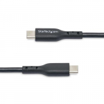 StarTech.com 2m (6ft) USB C laadimiskaabel, USB-C kaabel, USB 2.0 tp-C arvuti laadimisjalg, 60W 3A judlus, TPE kate, USB-C andmelekande kaabel, M/M