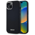 DKNY DKHMP15MPSCMCLK iPhone 15 Plus 6.7" tarna/must kvakott Plain Logo MagSafe
