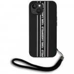 Karl Lagerfeld Etui Saffiano Athleisure Stripes Cord do iPhone 15 rowy
