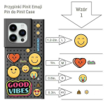 Pinit Dynamic + Emoji kest PiniPhone 14 Pro Max 6.7" mustriline 1
