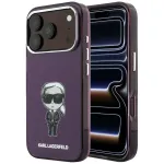 Karl Lagerfeld IML Ikonik Sketch Print MagSafe-kinnituselga iPhone 18 Pro / 17 Pro juhtprim for iPhone 18 Pro / 17 Pro, viinipunane