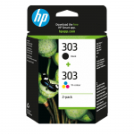 HP 303 2-pack Black/Tri-color Ink Cartri