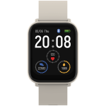 CANYON Easy SW-54, Smartwatch,1.7" IPS Full Touch 240X280,IP68 waterproof, PIXART PAR2860QN, 32K /512K/64M,Multisport mode,heart rate,200mAh battery, Bluetooth BT5.3, compatibility with iOS and android, Beige, host: 43.4 *35.8 * 9.8mm strap:248*20mm,35g