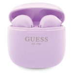 GUESS Bluetooth krvaklapid GUTWST26PSU TWS + dokkimisjaam lilla/lilla Classic EST Logo