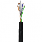 Goobay | CAT 6 Vlisu kaabel, U/UTP | 94393 | Must RJ45 isane (8P8C) | RJ45 isane (8P8C)