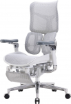 Sihoo Doro S300 -ergonoomiline kontoritool jalgosilla, valge