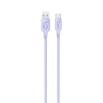 USAMS Kabel USB-C 6A 1,2m Port Display Kiirlaadimine Lithe Series lilla/violett SJ568USB03 (US-SJ568)