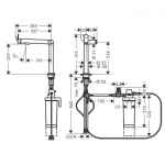Hansgrohe Aqittura M91 FilterSystem 240 Matt Black