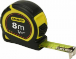 Stanley Bandamt Tylon, 8 meetrit (must/kollane, 25 mm)