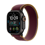 Watch Apple Watch Ultra 4 (2026) 5G 49mm Black Titanium Case with Burgundy Trail Loop S/M - Burgundy