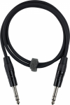 Fuj:tech 6,3 mm TRS isane 6,3 mm TRS isane helikaabel, 2 m, must